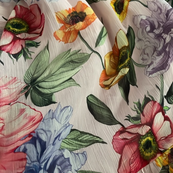 Floral pink maxi summer dress - Picture 10 of 10